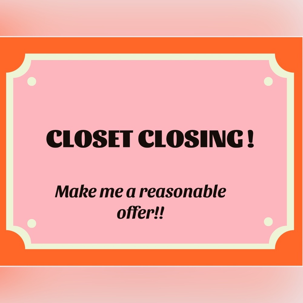 CLOSET CLOSING FOREVER!!!